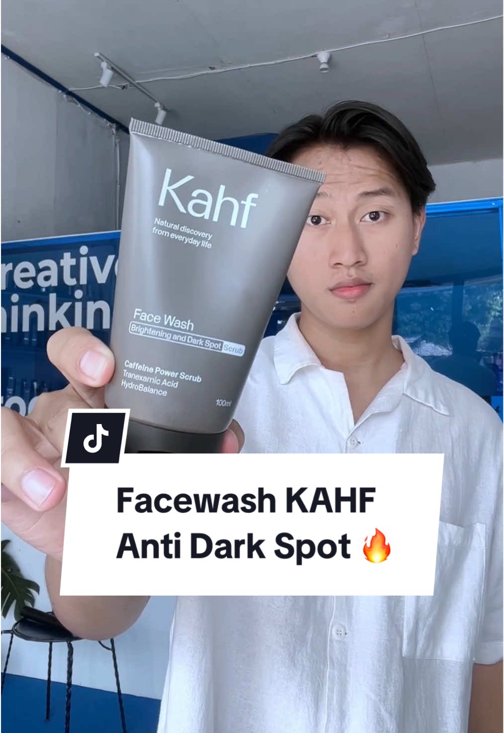 Facewash KAHF Brightening and Anti Dark Spot ! Basmi noda hitam bekas jerawat 🔥 #kahf #kahfeverday #kahffacewash #sabunmuka #skincarepria #skincarecowok #skincareroutine #skincareproducts 