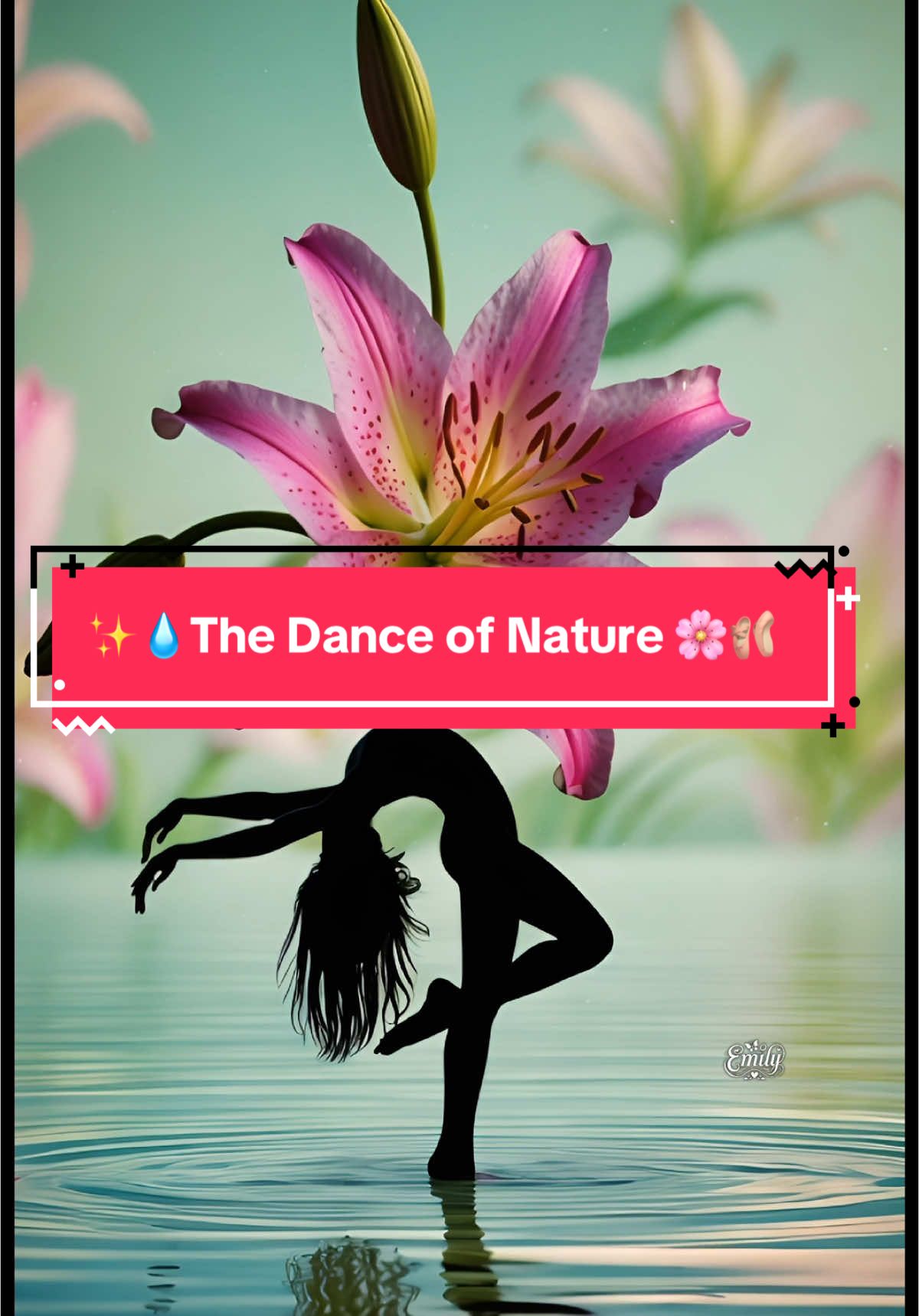 ✨💧🩰Watch as these graceful dancers blend with nature, becoming one with the beauty of flowers. The first dancer's dress is made entirely of roses, gracefully gliding across the water, while the second one spins with orchids, turning the dance into a magical experience. 🌷💃 Which dancer do you think captured the essence of nature the best? Let us know in the comments, and tell us what you’d like to see next! #DanceOfNature #FlowerDance #BalletBeauty #WaterDance #FloralArt #NatureAndArt #MagicalDancers #FlowerBallet #OrchidMagic #naturelovers  #livewallpapers #emilylands #emilysland #emilys_lands #wallpaper#livewallpaper#4kwallpaper #hdwallpapers #fyp#public #screen