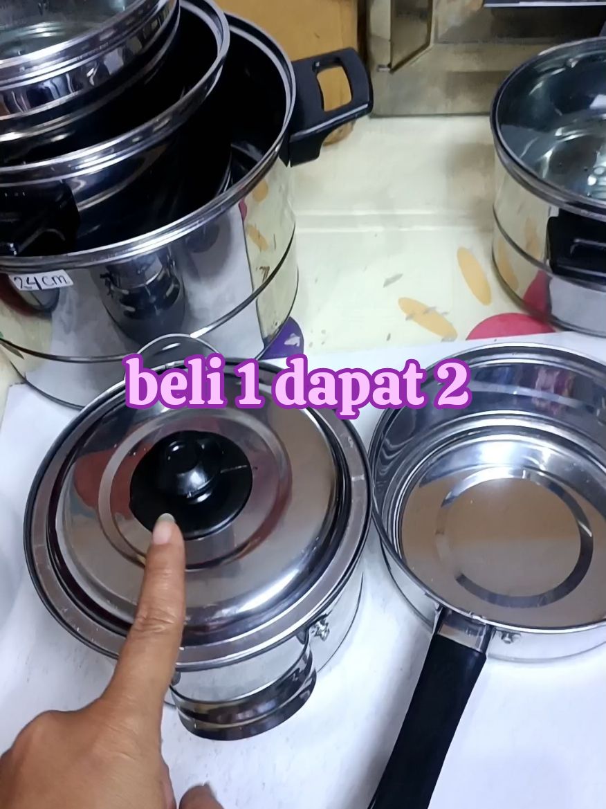 Membalas @bapa.samen  #murah #panci #fyppppppppppppppppppppppp #stainlesssteel #promo #pancimie #pancisayur #pancirebus #buy1get2 