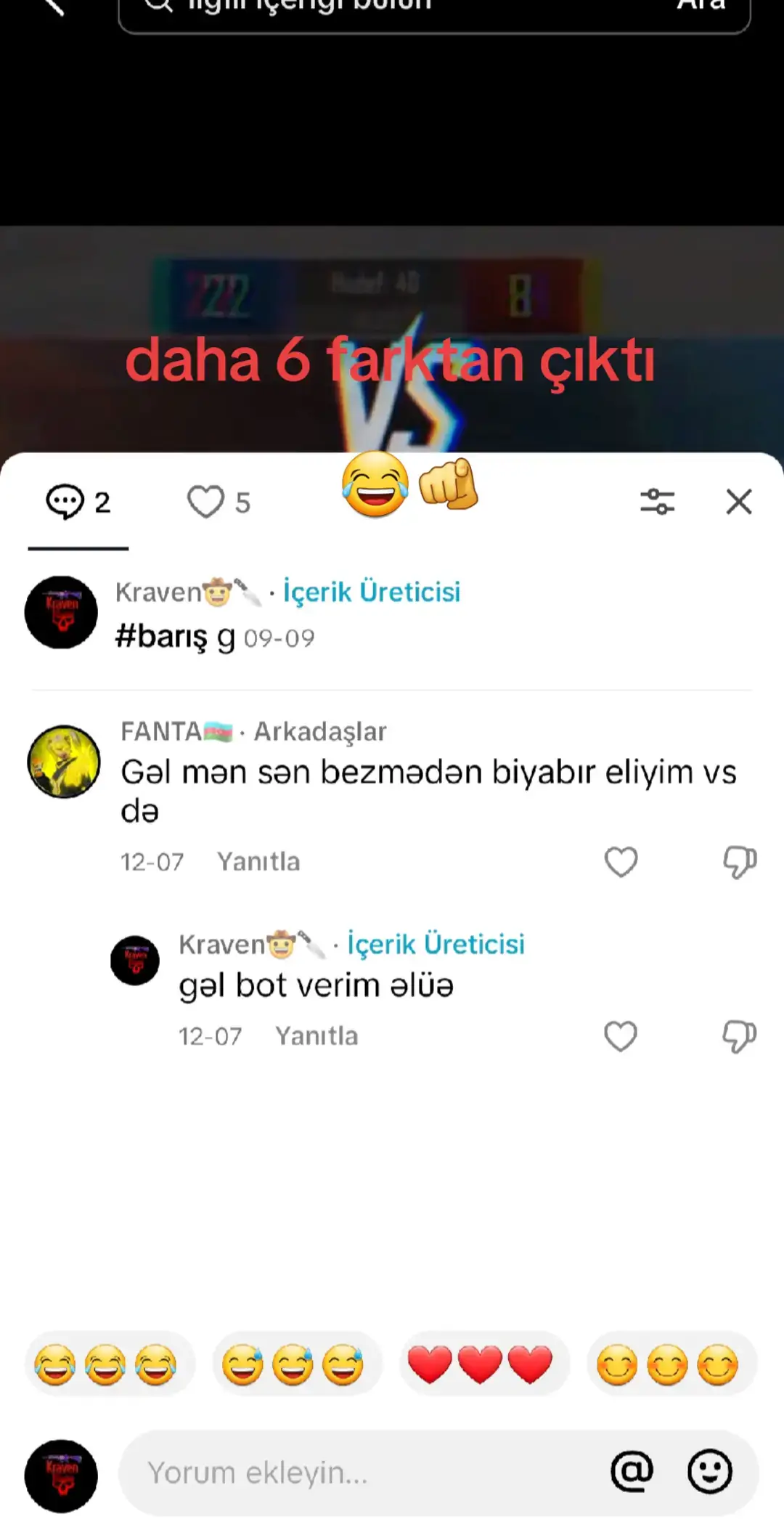 boba da atiyodu onun esesini alamdım