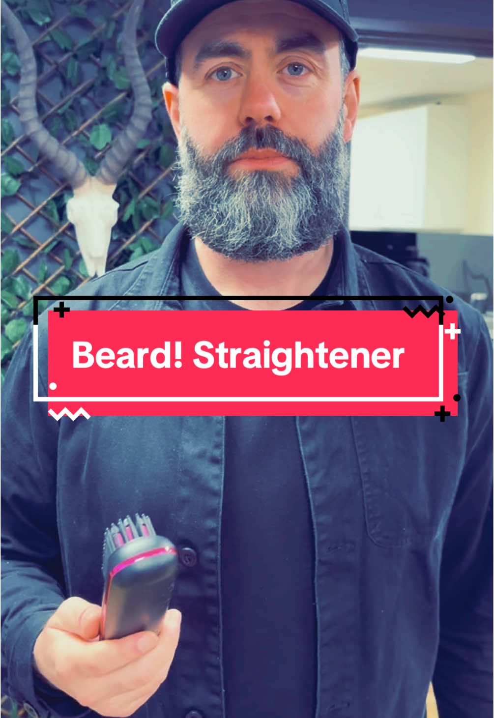 #beard #usb #heatedbrush  #beardstraightener #tiktokmademebuyit #myinfluujourney #christmas 