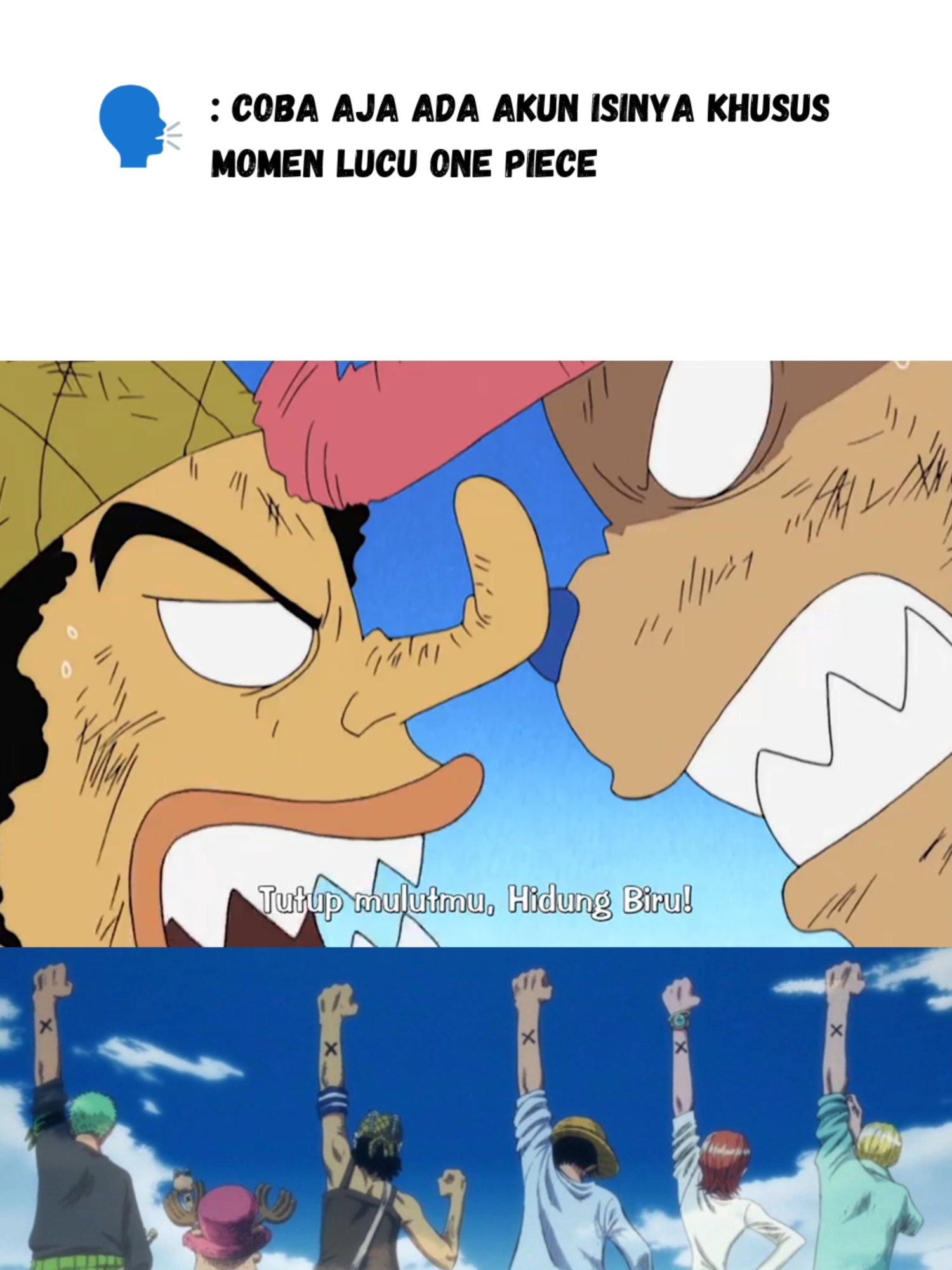 Usopp sama Copper bukannya atur strategi malah debat... #onepiece #onepiecelucu #onepiecengakak #onepiecetiktok #anime