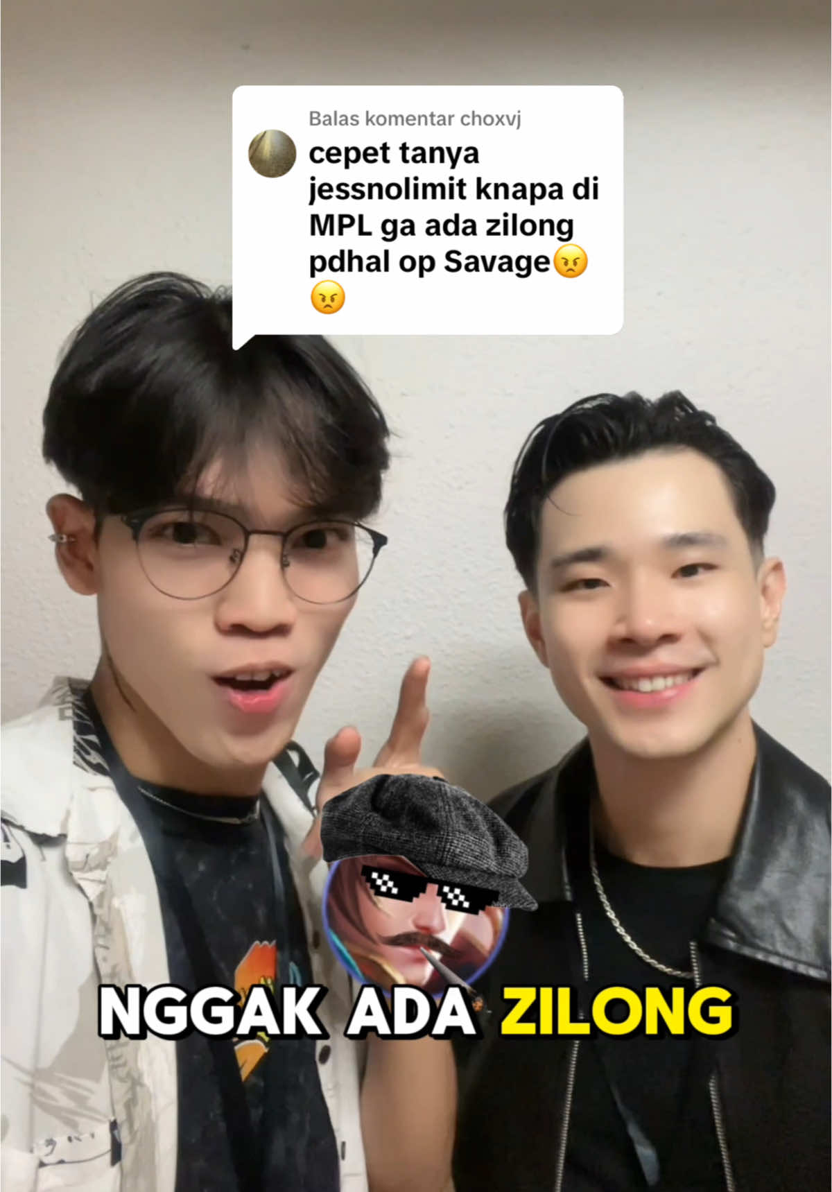 Membalas @choxvj oke done ya sudah aku tanya, next tanya jess apa lagi? 🗿😂#mlbbm6 #greaterthanever #m6nyalaindonesia 