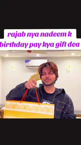 rajab nay nademm ko kya gift dea ##foryourpage #birthday #foryou #foru 