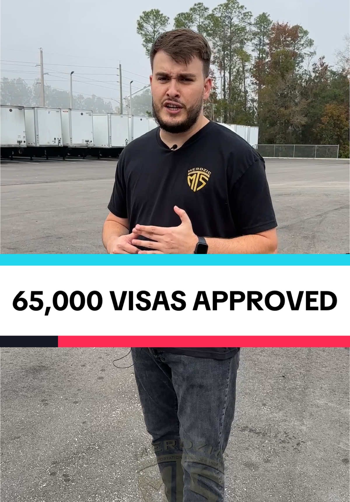 Nearly 65k MORE foreign truck driver visas made available to companies! 🚛🇺🇸 #trucking #trucker #truckdriver #cdl #cdldriver #h2b #visa #usa 