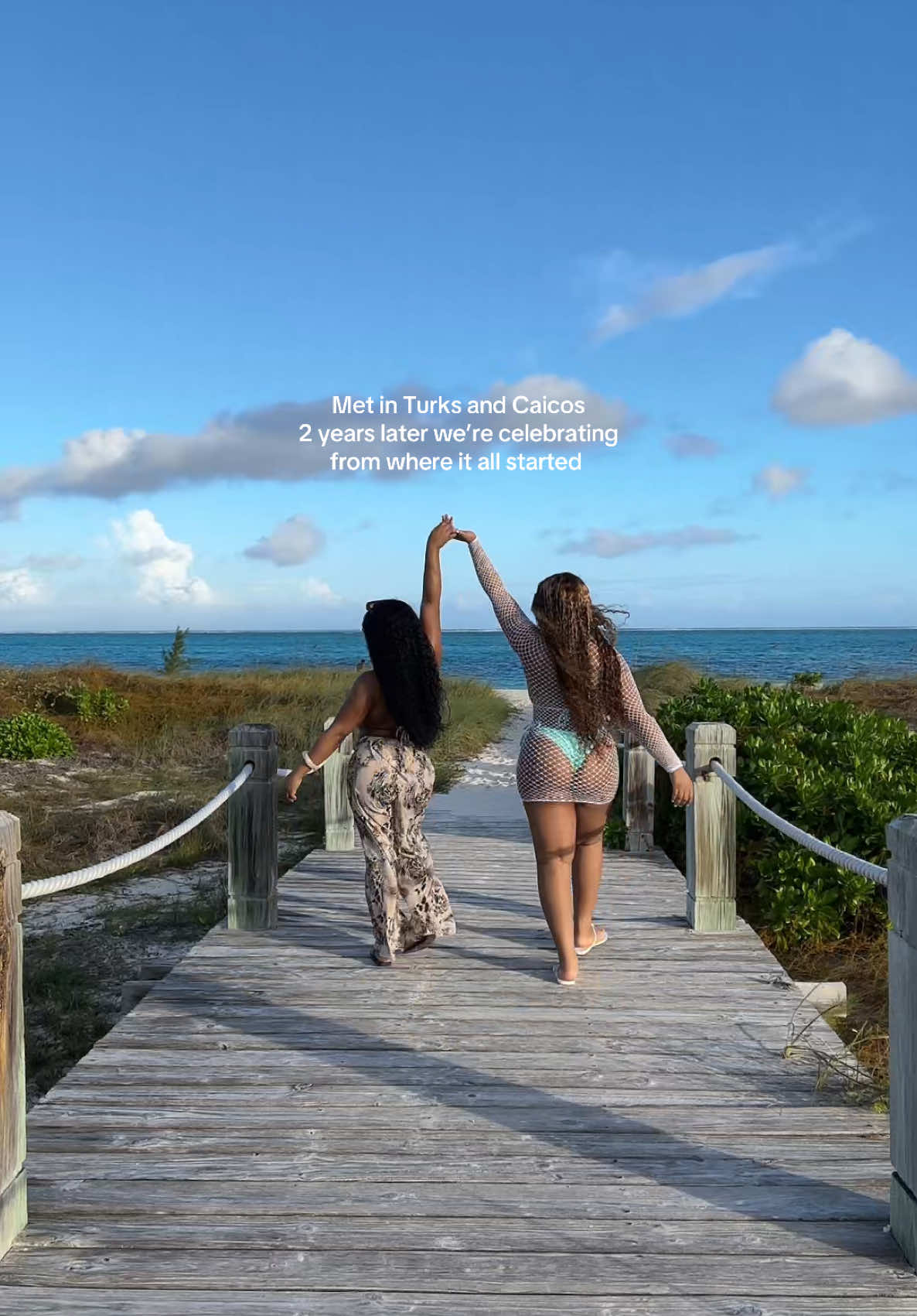 There’s something so special about finding your person in a friend. Someone who vibes on your frequency, sees the world through a lens that matches yours, and brings nothing but light into your life. It’s like our souls were meant to find each other, and I’m so grateful for this connection 💕🫶🏽  #friendiversary#besties#friendcation#fyp#foryoupage#turksandcaicos 