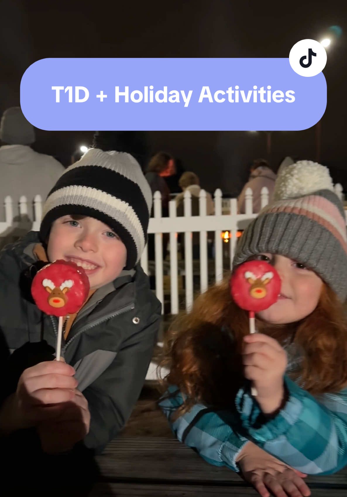 T1d can be especially hard to manage around the holidays, but we really try to find that solid balance🎄❤️ #christmaslights #typeonediabetic #t1dmom #t1dkiddo #diabadass #holidays 