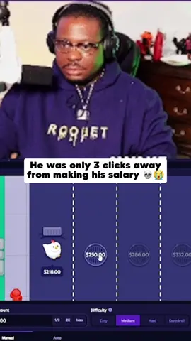 He was only 3 clicks away from making his salary 💀😭 #viraltiktok #foru #kick #awake #streamers