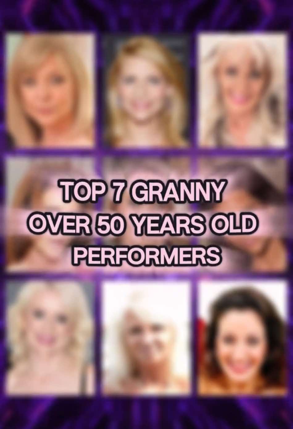 Top 7 Granny over 50 Years Old Performers#america #viral_video #american #fyppage #tiktok_us #fyp #1min #granny