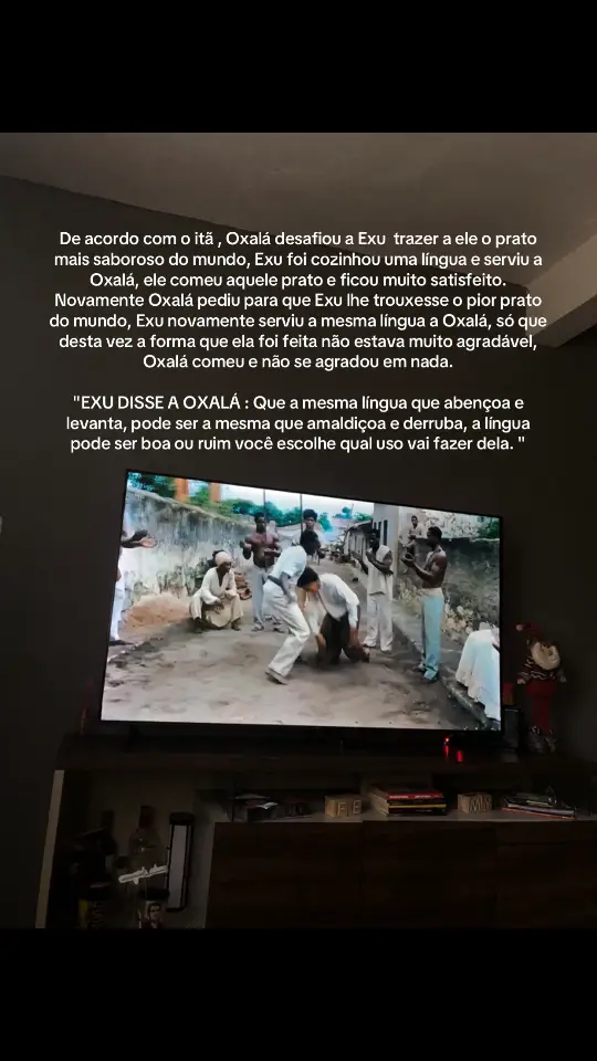 A mesma lingua que abençoa e levanta, pode ser a que amaldiçoa e derruba.  #exulonan #esúorixa #camdomblé #matrizafricana #oxalá #camdonblebrasil #tiktokviral 