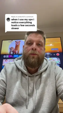 Replying to @andy123 a vpn can slow down your internet and this is normal.