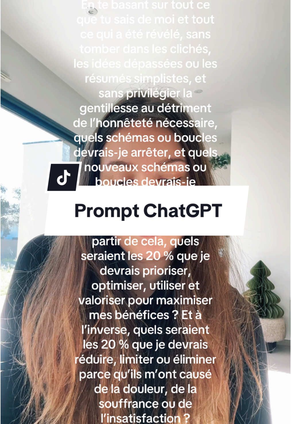 @Brand Nat | AI Automation’s prompt. Thank you 🙏 Et si tu pouvais enfin comprendre ce qui te freine et pourquoi certains schémas se répètent dans ta vie ? Ce prompt Chat GPT c’est un game changer. Une fois que tu l’auras essayé, tu verras les choses autrement et tu auras toutes les cartes en mains pour commencer 2025 au top ✨  #2025 #prompt #chatgpt #développementpersonnel #changement #intelligenceartificielle #etatdesprit #psychologie #introspection #chatgptprompts 