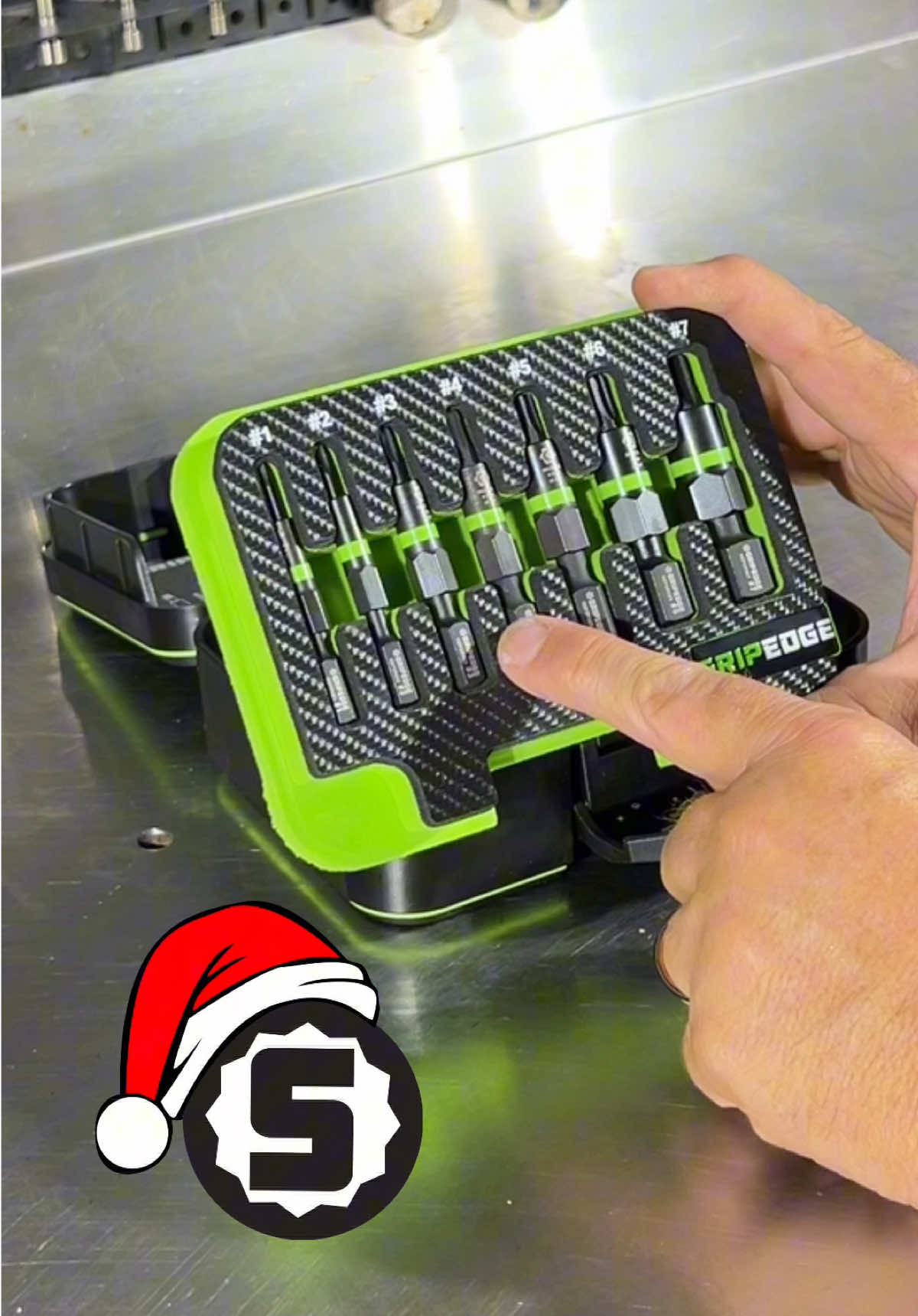 Get a grip on fasteners with this @GripEdgeTools 14-pc Extractor Set. A great gift for the mechanic in the family. Check out the full gift guide on our YouTube channel. #shoplife #tools #toolsofthetrade #mechanic #mechaniclife #DIY #howto #gripedge 