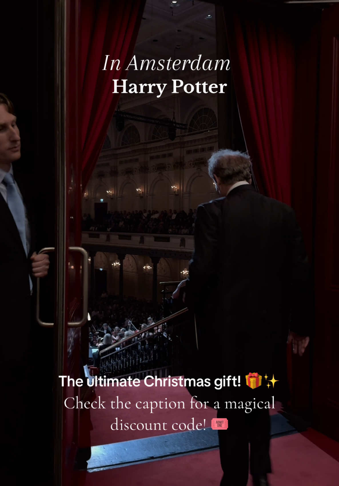 THIS is magic! ✨   Experience Harry Potter in Concert – iconic films with live symphony orchestra! 🎶🏰   ⚡ Use code JULIA for €10 off tickets (except Breda). Be quick – they’ll disappear like magic!   🎟️ link: Harry Potter concertgebouw P.S. The tour is back in March – book early, last time was sold out! 🪄   #amsterdamconcertgebouw #amsterdamcity #amsterdamactivities #amsterdam #harrypotter #concert #amsterdamvisit #visitamsterdam #visitnetherlands #christmas 