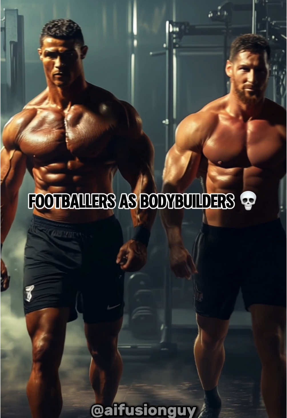 Footballers as Bodybuilder 💀 #footballers #bodybuilder #fusion #midjourney #midjourneyai #midjourneyart 