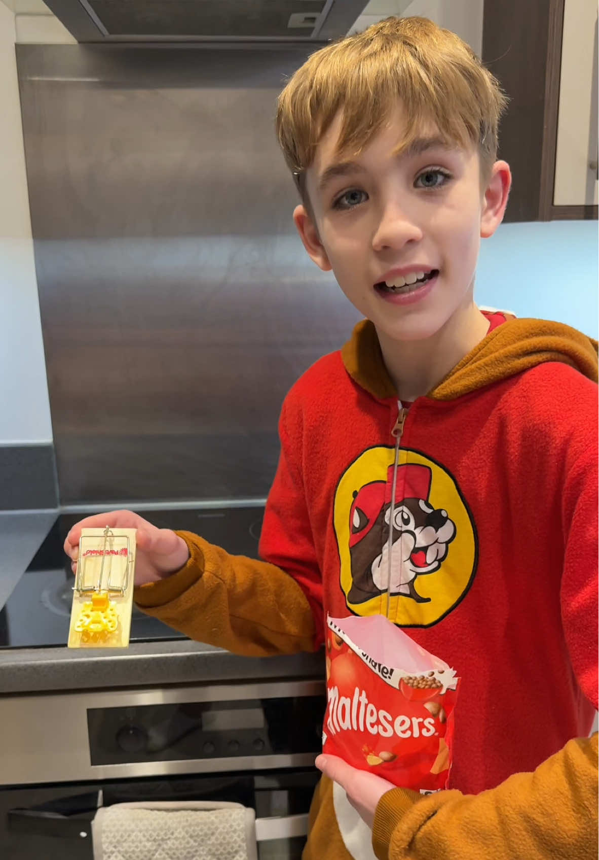 He put a mousetrap in his Dads Maltesers 