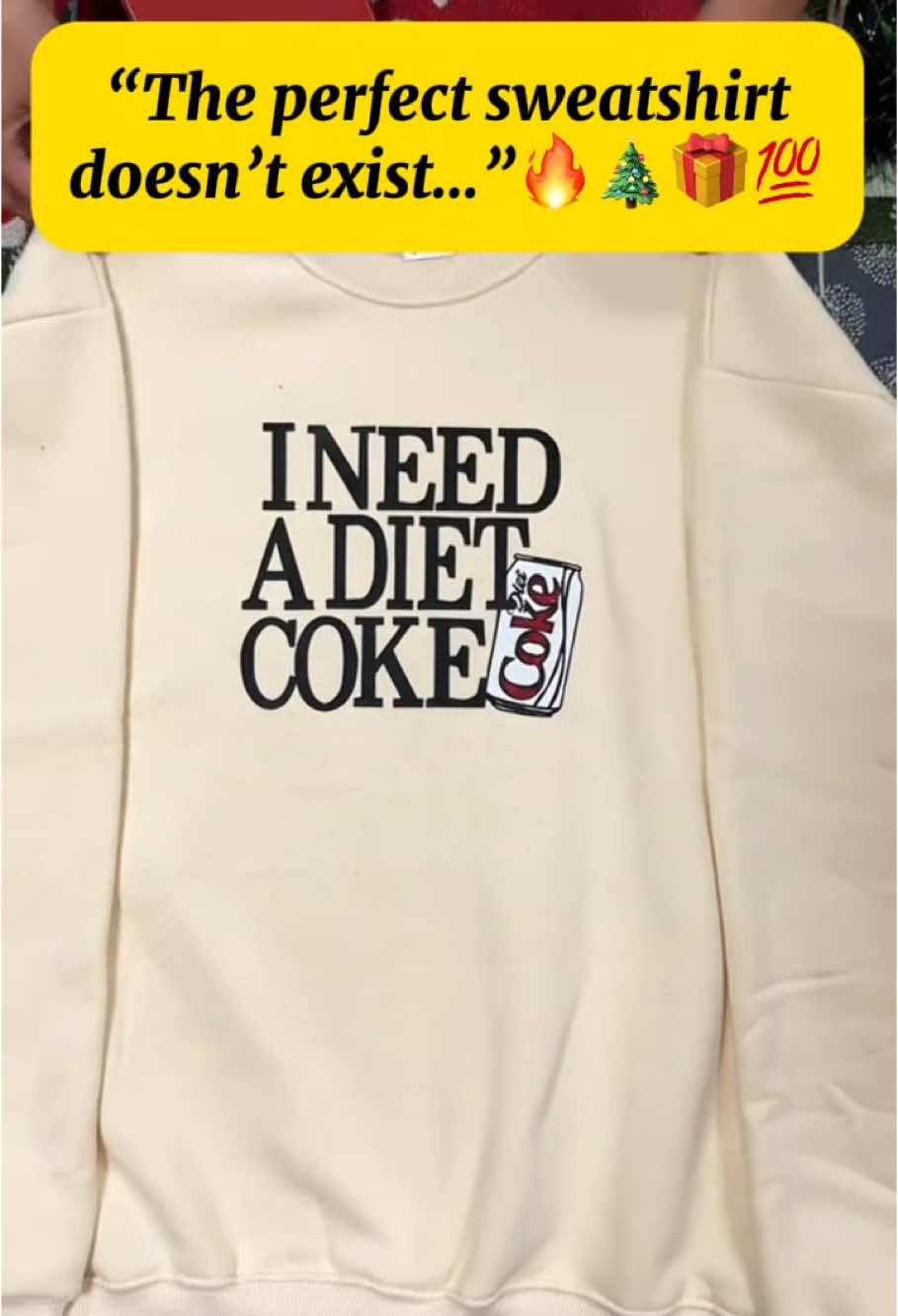 I Need A Diet Coke Sweatshirt Hoodie, I Need A Diet Coke Shirt 🔥🎄🎁💯#coke #sweatshirt #christmas 