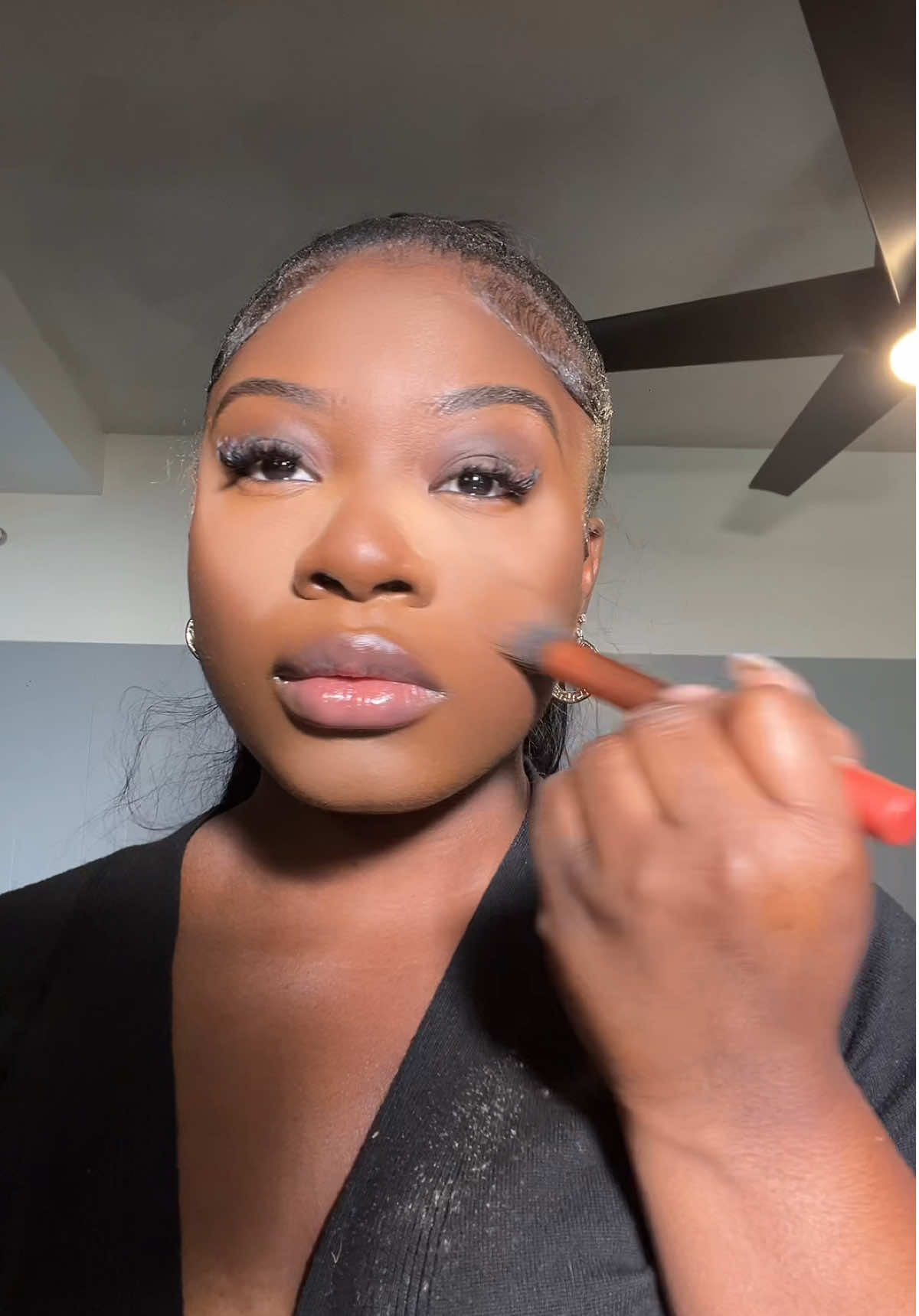 Sunday morning make up is always so therapeutic!  . . . . . . #fyp #softbeat #baddiemakeup #SoftGlamGoals #SoftGlam #makeupstyles #darkskin #MakeupTutorial #BlackGirlMagic  #brownskin #ghanatiktok #ghanagirl #FlawlessFinish #BeautyTips #GlowUp #BlackGirlMakeup #NaturalGlam #TrendingMakeup #SoftGlamForDays #fyp> @Charlotte Tilbury @hudabeautyshop @ONE SIZE BEAUTY @Lancôme @revlon @Fenty Beauty @IT Cosmetics @milkmakeup @NYX Professional Makeup @Maybelline NY @Haus Labs by Lady Gaga @urban decay 