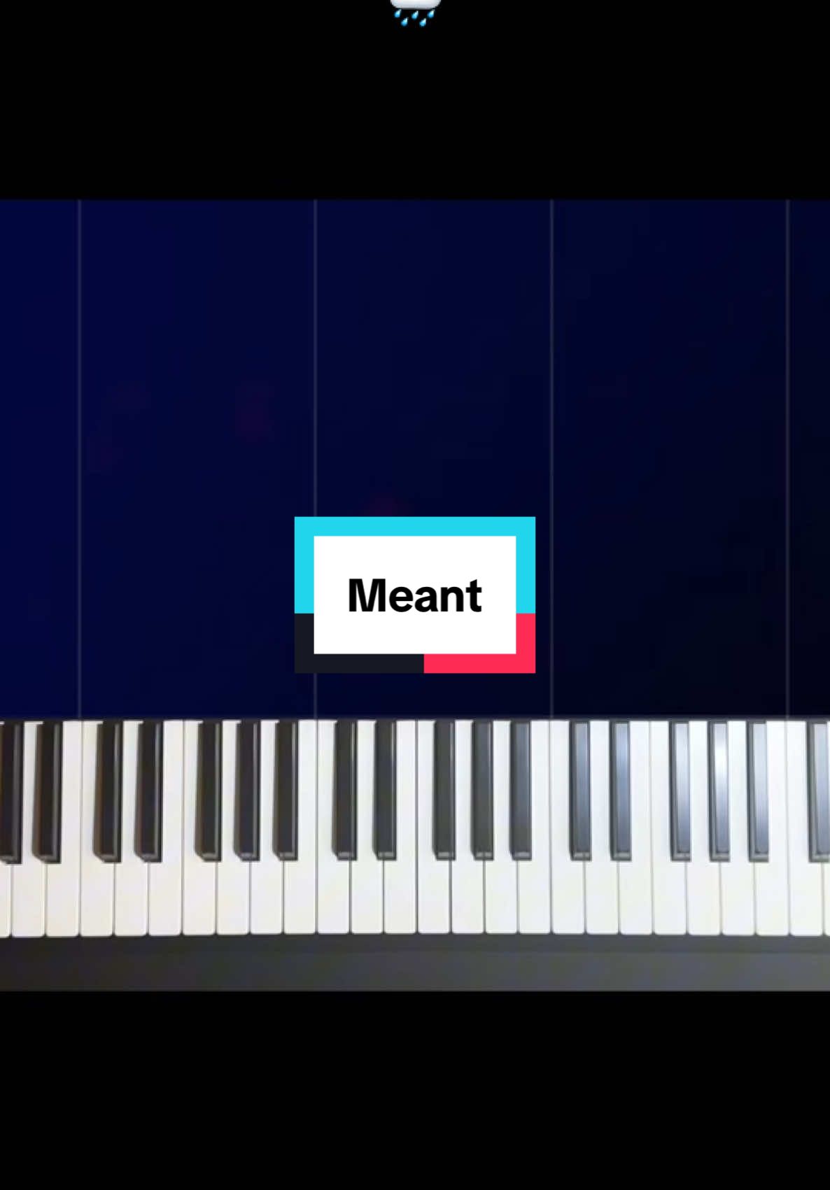 I hate the rain but I love this song. What about you ?! #pianotutorial #beginner #pianosoin #pianosoinapp #piano ichigo bleach never meant to belong