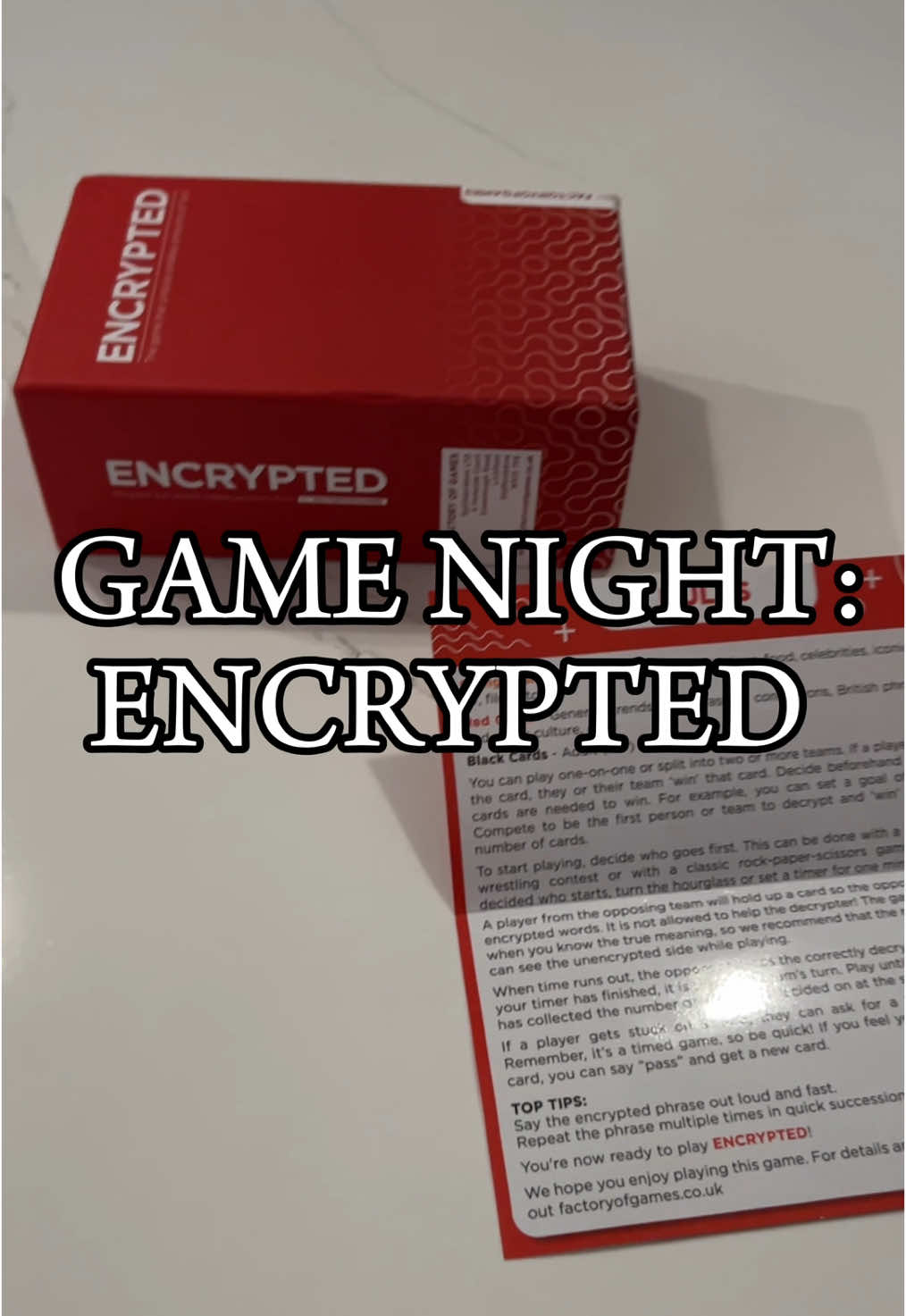 [ad] Such a fun night playing encrypted! Thanks @Factory Of Games 💖  #cardgame #GameNight #relatable #fyp #ugccreator #CapCut #familygames 