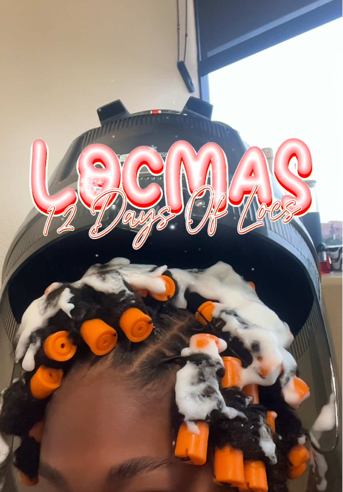 Locmas- 12 Days of locs 🎄💕Retwist vlog! #blackgirltiktok #womenwithlocs #starterlocs #locs #retwist #locstyles #dreads #locjourney #locmaintenance #loctok #naturalhairstyles #naturalhair #tutorial #locmas #Vlogmas #permrodset 