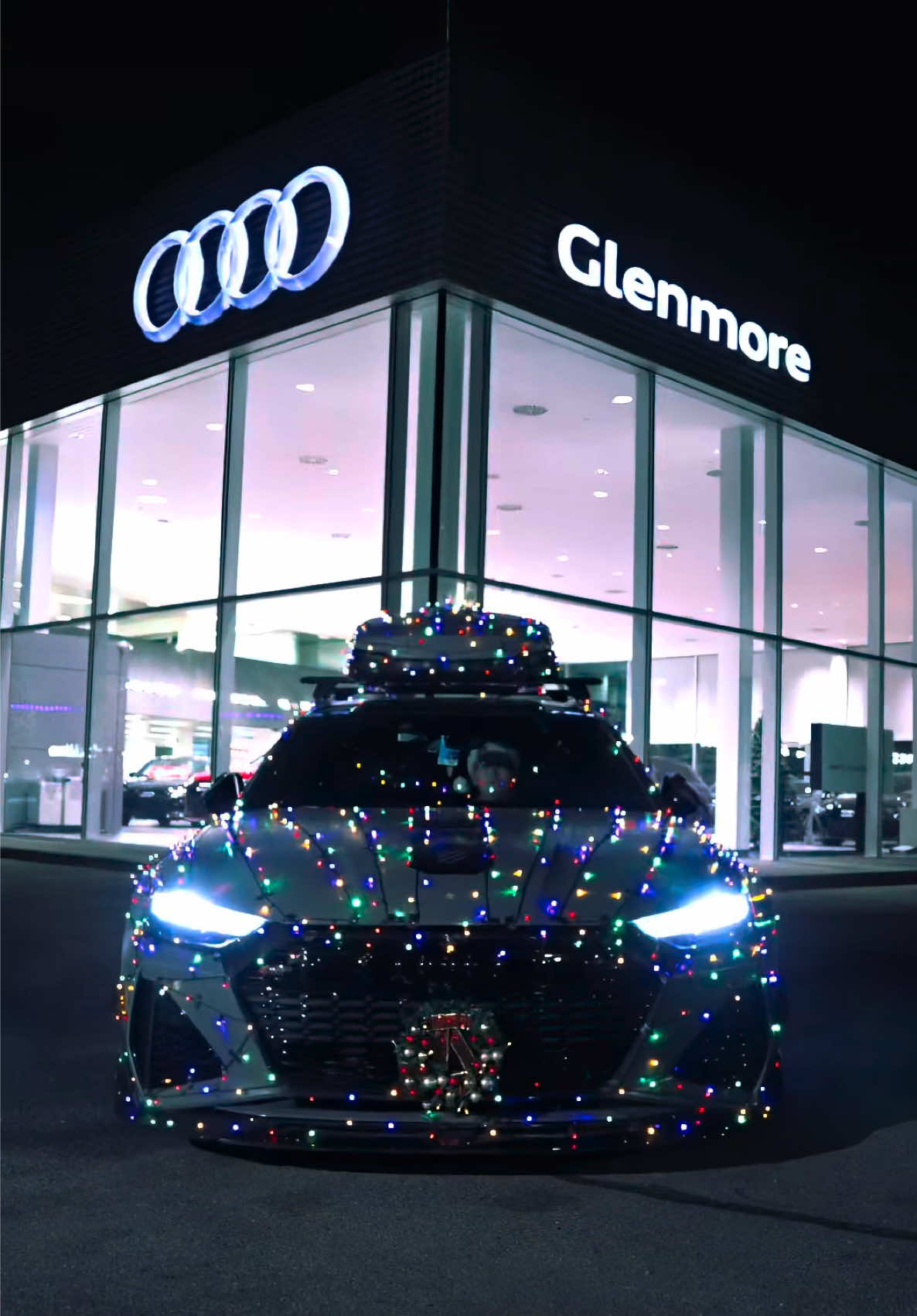 Happy Holidays - from Glenmore Audi.🎄 #Audi #RS6 #AudiRS6 #ChristmasCar