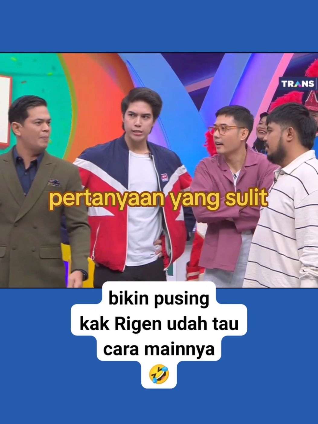 kak Rigen udah seneng bisa jawab #virall #fyp #trending #arisan #arisantrans7 #trans7 #suryainsomnia #elrumi 