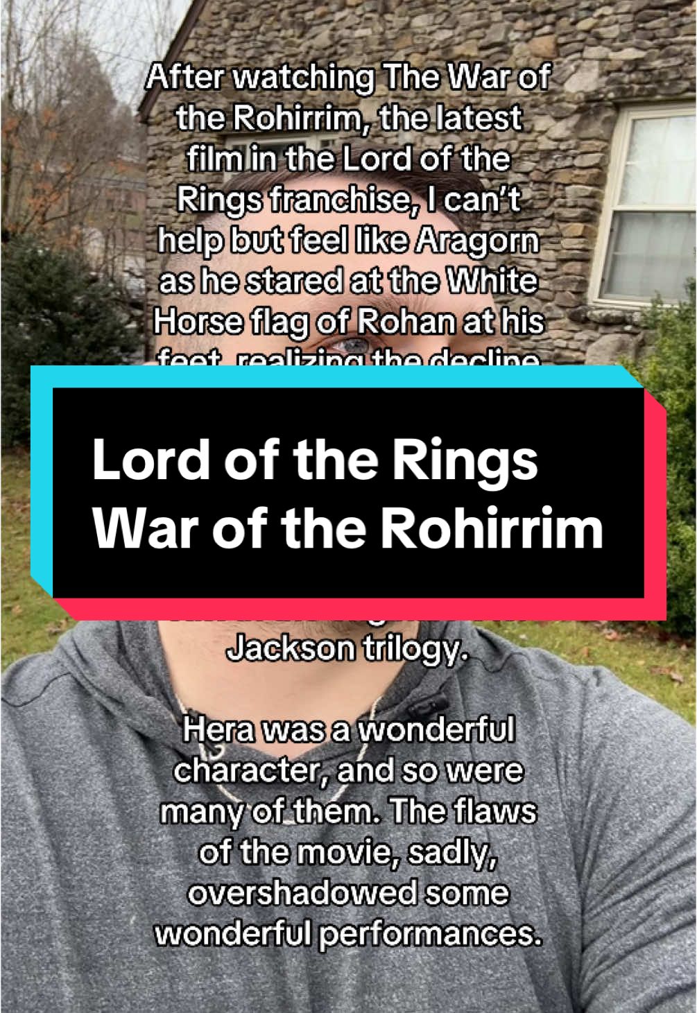 Lord of the Rings: War of the Rohirrim, was sadly not what I hoped for. #lordoftherings #tolkien #tolkientok #waroftherohirrim #thehobbit 