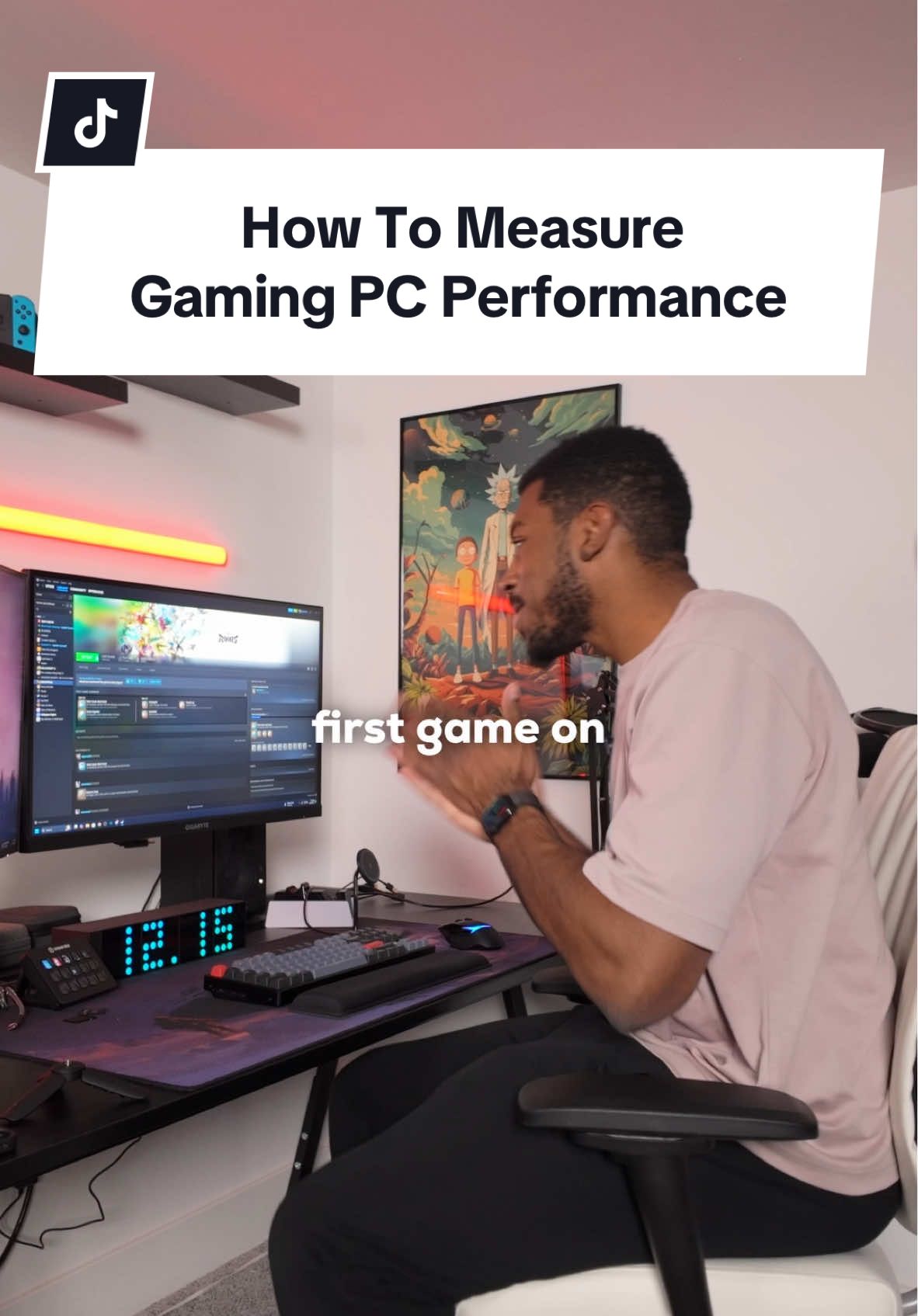 Something about seeing the FPS numbers is so satisfying 😌 If you’ve just built a new gaming PC then it’s important to test and make sure everything is working well. But sometimes just because games can run, this won’t show the full story. Using these performance overlays you can tell exactly how well your pc is running games and if you are running into any overheating issues. Using the NVIDIA App or even better MSI Afterburner can show you details and stats of your pc that you otherwise wouldn’t see. #techtok #pcgaming #nvidia #pcbuild 