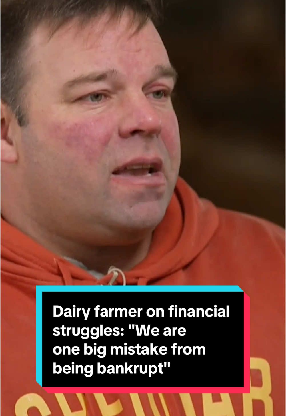 Nate Chittenden, who owns a dairy farm in upstate New York, tells CBS News' Nancy Chen that he's 