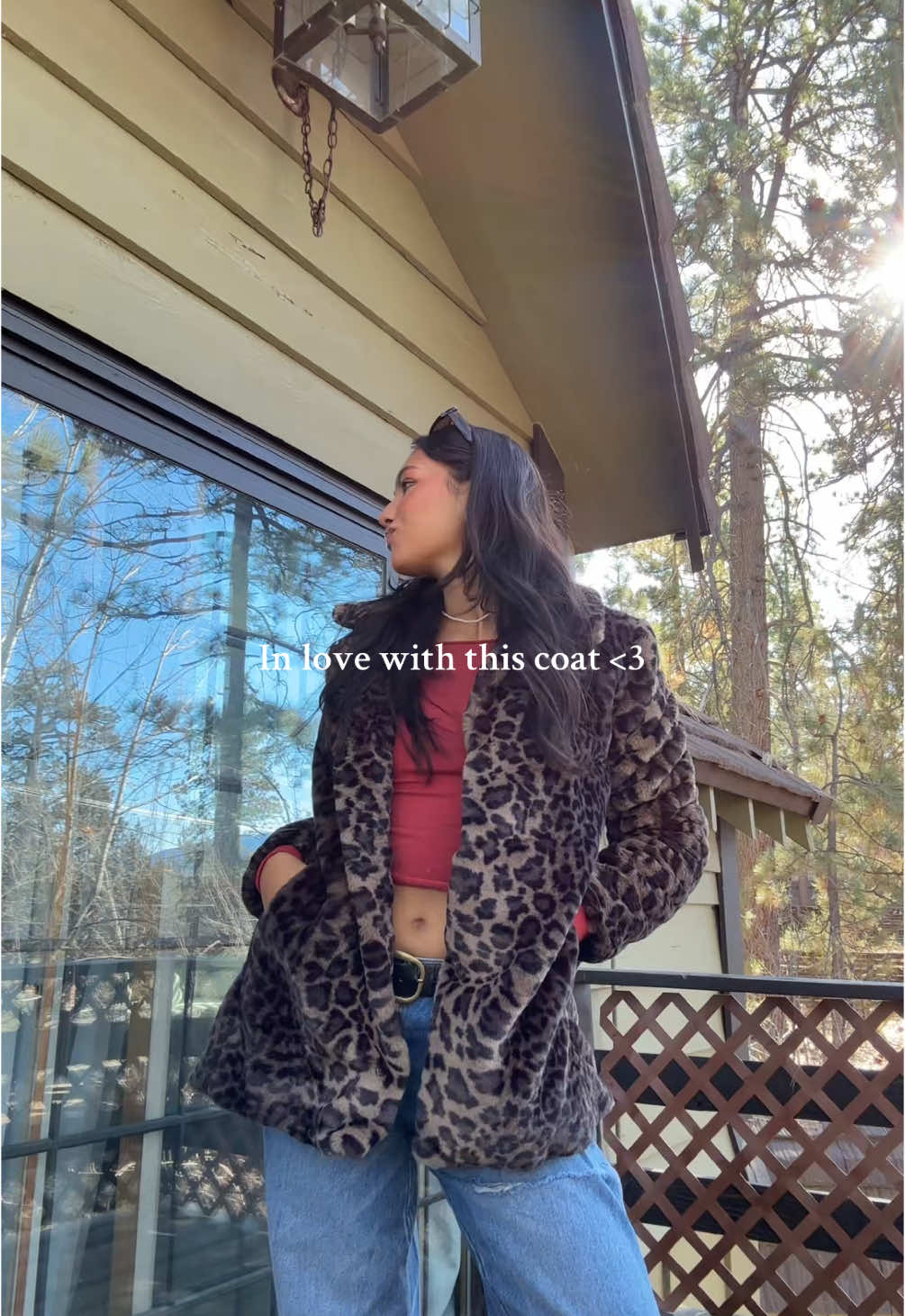 My husband said If i dont wear this expensive coat he bought me I have to return it lol #fyp #wife #bigbearlake #friendtrip #lipgloss #ootdinspo #makeup #wifey #outfit #furcoat @Boot Barn