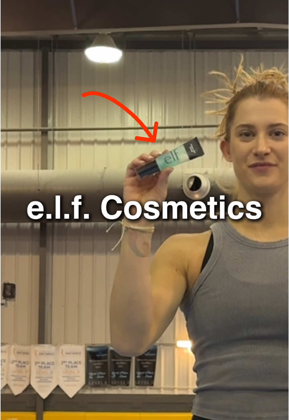 Can the @e.l.f. Cosmetics UK Power Grip Primer and Setting Spray withstand intense gymnastics? Watch me put it to the test! #elfcosmeticsuk #eyeslipsface #elfingamazing #vegan #crueltyfree