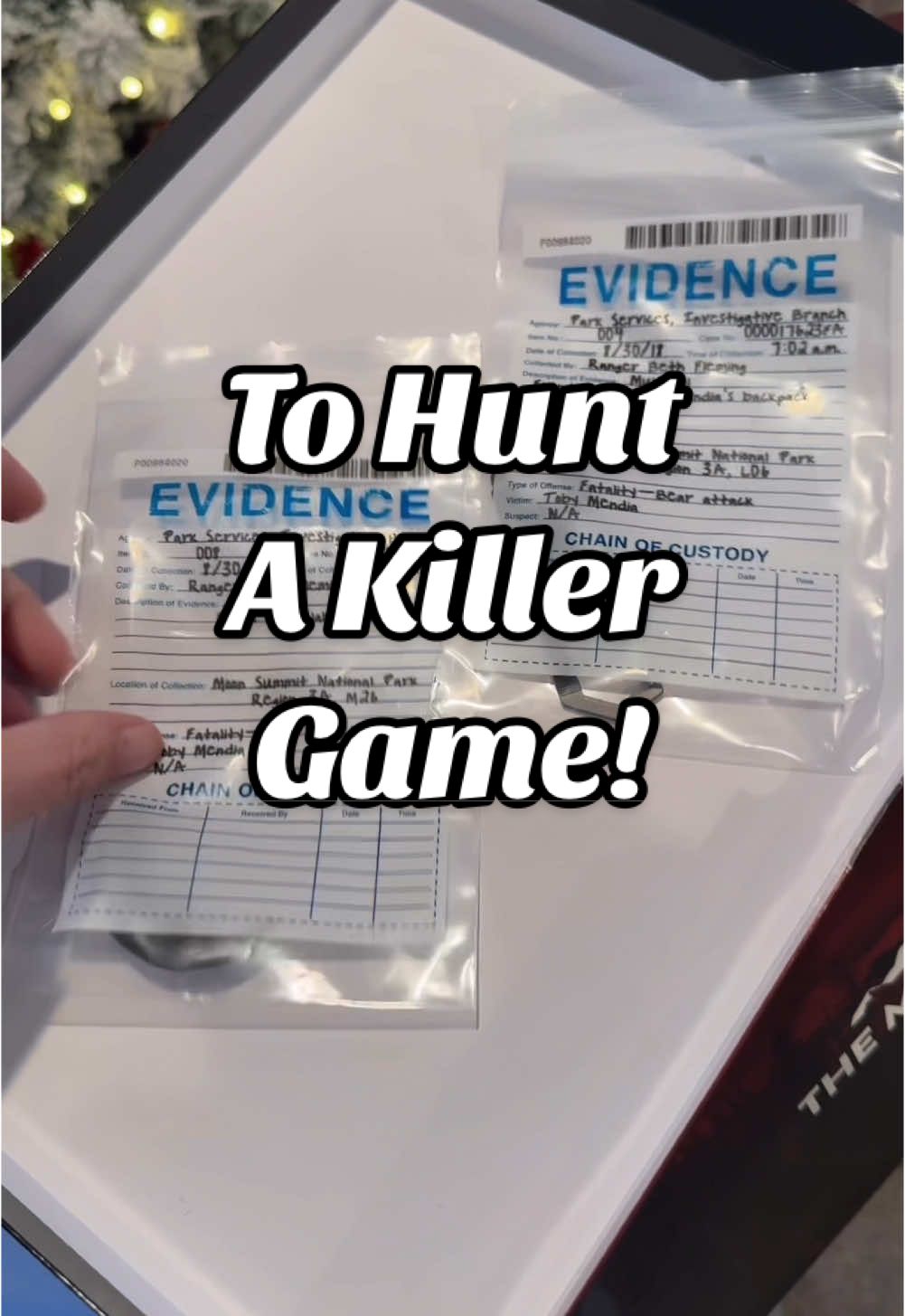 #huntakiller #murdermystery #murdermysterygame #truecrime #games #truecrimestory #truecrimetikok #truecrimeobsessed #GameNight 