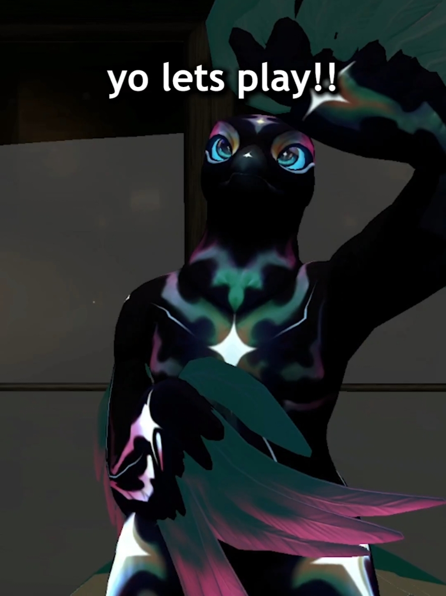 or went to see other friends 🙄 . #vrchat #vrchatmemes #vrchatfunny 