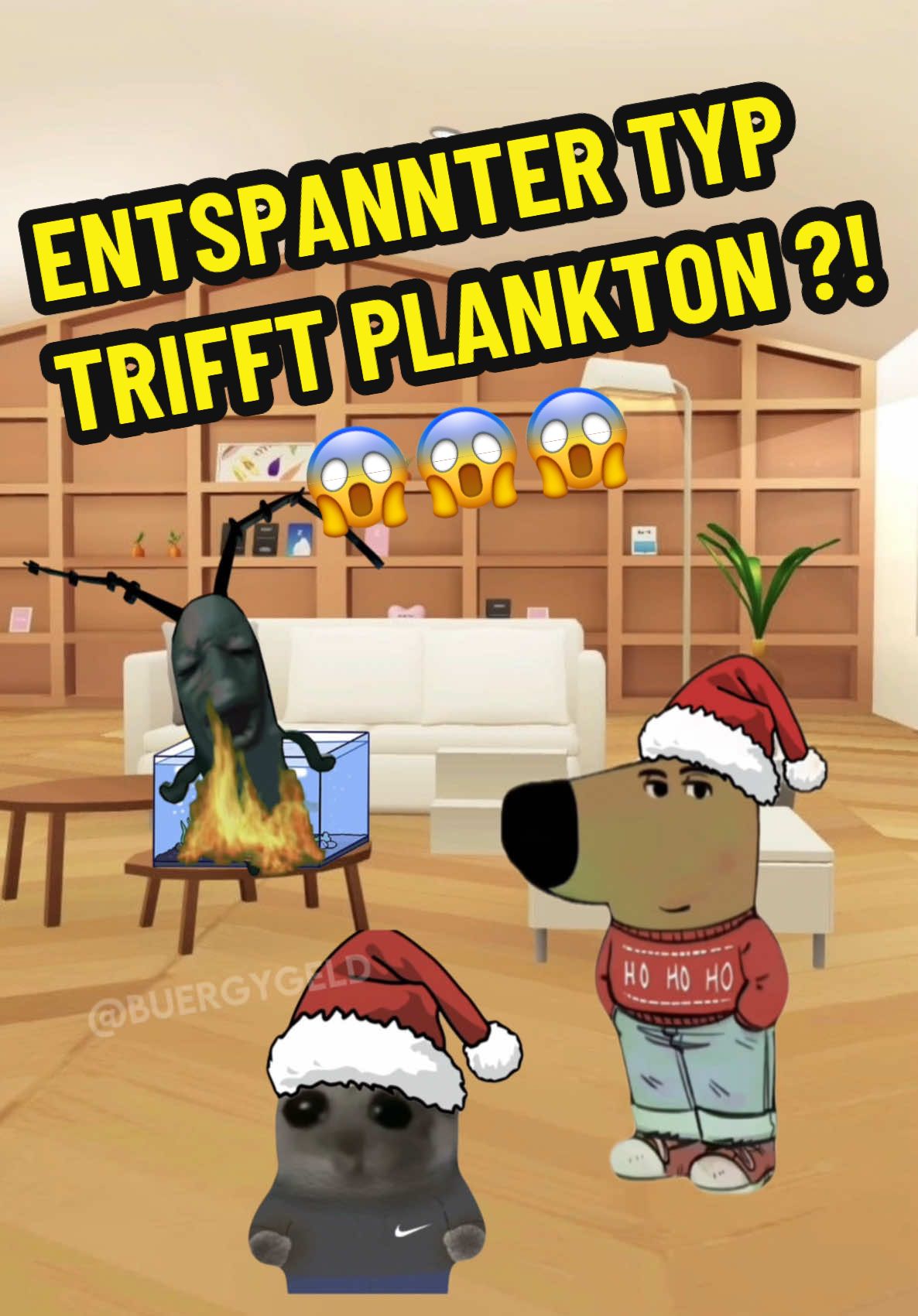 🗣️ ADVENT ADVENT 🔥🔥🔥 #chillguy #entspanntertyp #advent #weihnachten #hamstermeme #dritteradvent  #entspannen #mois #plankton  #deutschememes #buergygeld #viral #typ