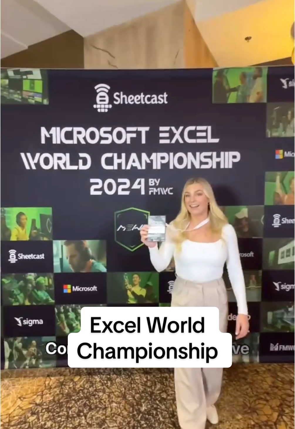 Who wants to compete with me next year?! 🏆 @Microsoft 365 @Microsoft Copilot @MS Excel Esports  #excel #exceltips #spreadsheets #corporate #accounting #finance #excelworldchampionship #esports #fmwc 