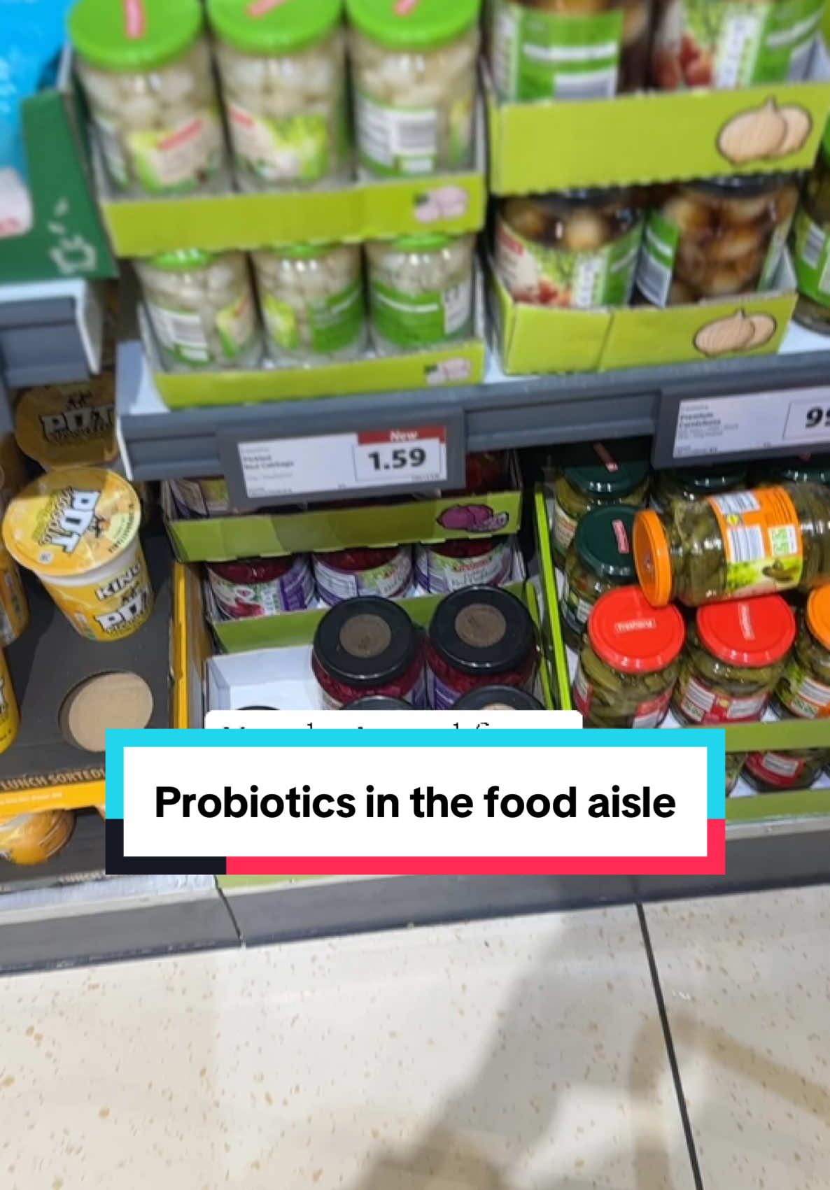 So next time you’re looking for probiotics, skip the supplement aisle and head straight here. Your gut will thank you. . #guthealth #probiotics #pickled #fermentation 