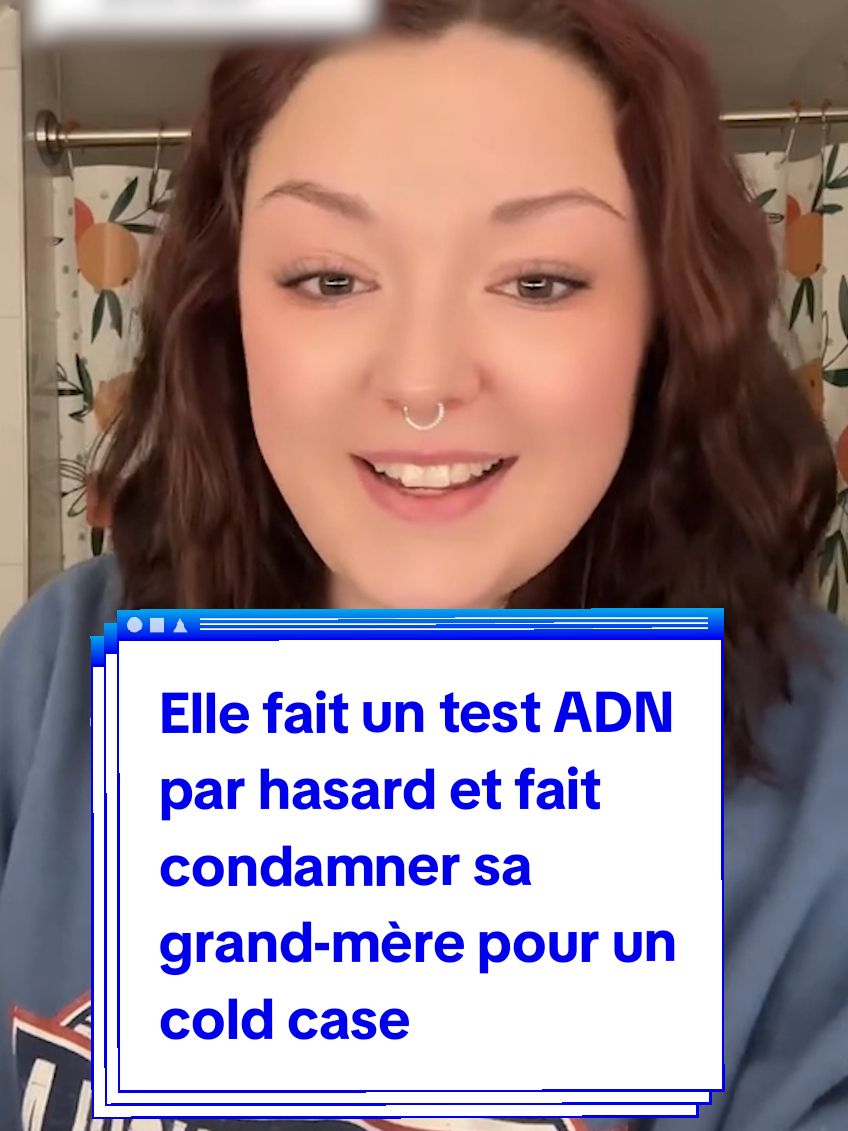 Une affaire invraisemblable aux États-Unis: une jeune femme résoud un cold case en faisant par hasard un test ADN qui confond sa grand-mère #faitsdivers #coldcase #sinformersurtiktok 