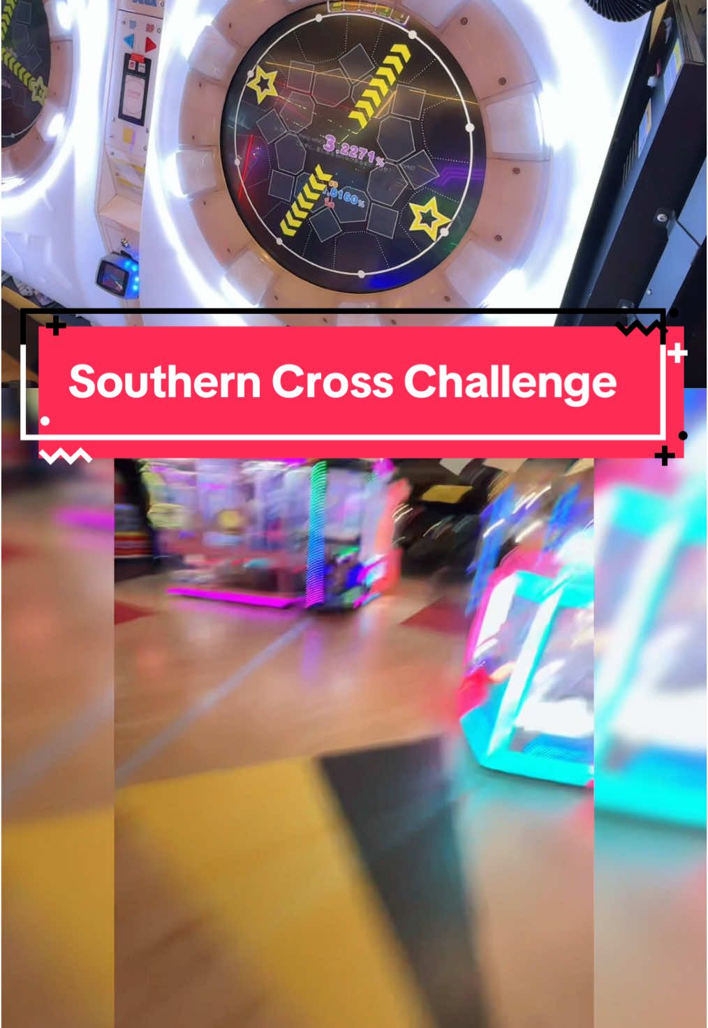 Replying to @ミン・エン ✩♬ ₊˚.🎧 🤔🏃💀 #maimai #southerncross #403 #fyp #foryou #foryoupage #timezone #arcadegame #rhythmgame 