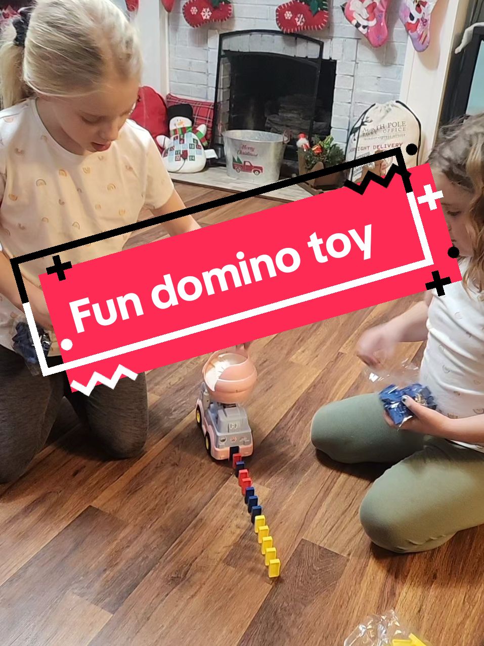 This kept my kids entertained for hours! #dominos #games #toys #tiktokshopholidayhaul #newyearnewaura 