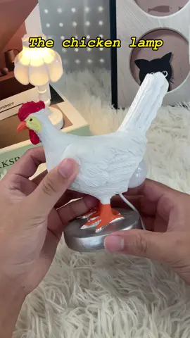 Why is this egg bright ?#chickenlamp #whiteelephant #tiktokshopcybermondy #tiktokshopblackfriday 