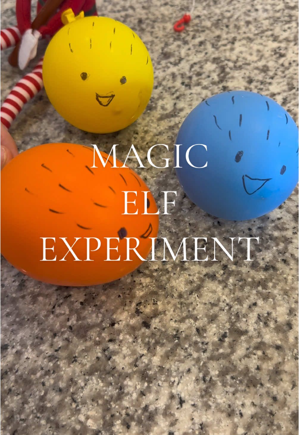 Your kids will be delighted! ELF ON THE SHELF idea! Magic Pufferfish Balloon Experiment! #elfontheshelf#elfontheshelfideas#magic#science#kidsscience#experiment#scienceexperiment#pufferfish  