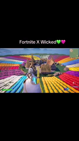 ‼️code: 💚6188 3267 6517🩷 ‼️Munchkinland from wicked in fortnite💚🩷❤️💙🧡💛🤍 #wicked #wickedmovie #arianagrande #cynthiaerivo #witch #munchkinland #wizardofoz 