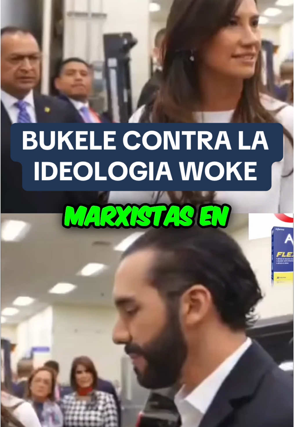 BUKELE CONTRA LA IDEOLOGIA WOKE #batallacultural #woke #progres #zurdos #bukele #elsalvador #libertad 