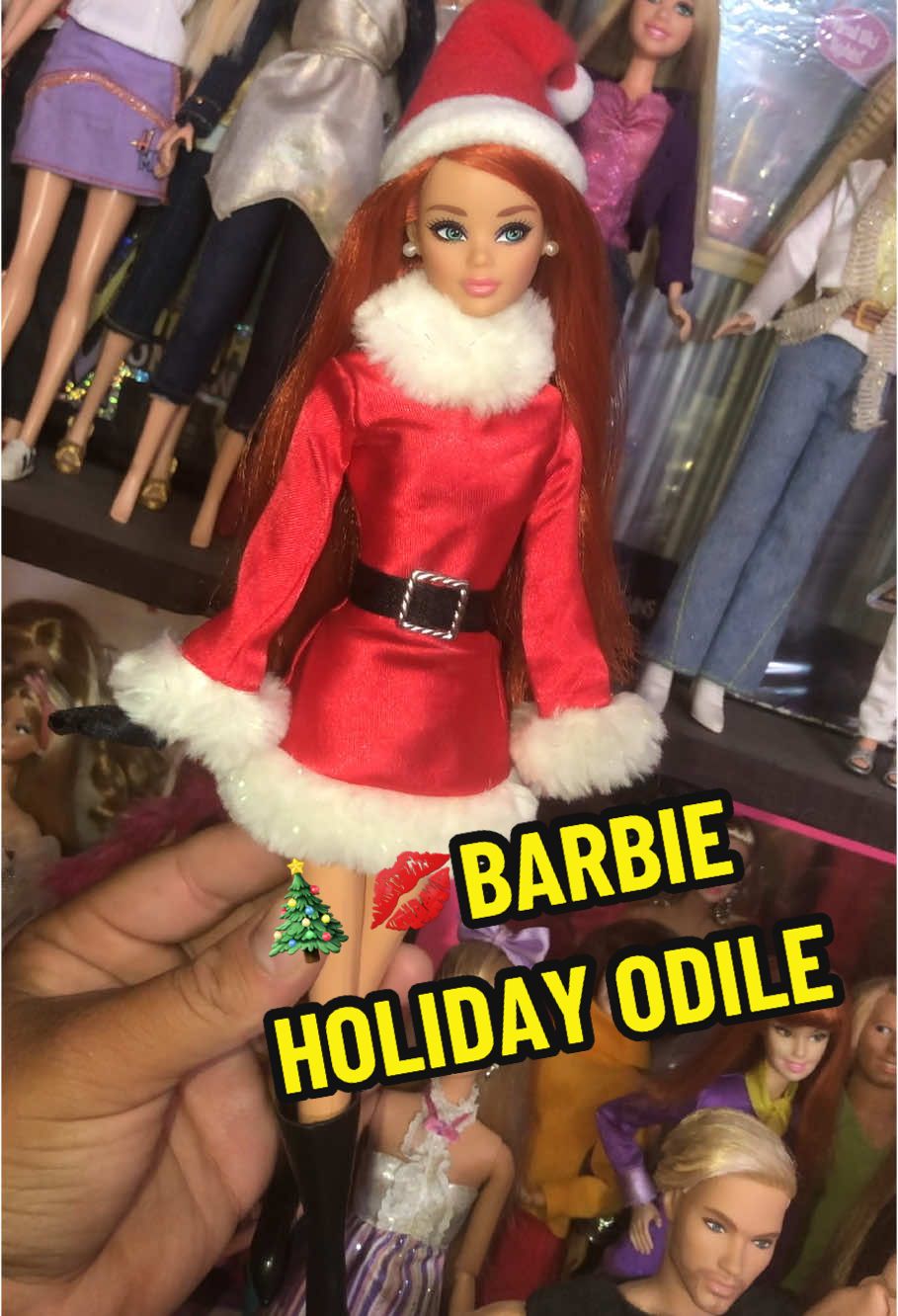 🎄💋Mi hermosa odile holiday del 2022 es hermosa la verdad mas con ese cuerpo moldel articulado el vestido es de una Barbie del 2004 de navidad pero le queda genial a mi princesa 👑🩷🎄#barbieholiday #barbieodile #barbienavidad #barbiecollector #barbiecollection #barbiegirl #mattel #navidad #merrychristmas #viral #fyp #fashion #doll #gaycolector #adultocoleccionista #nickelodeon