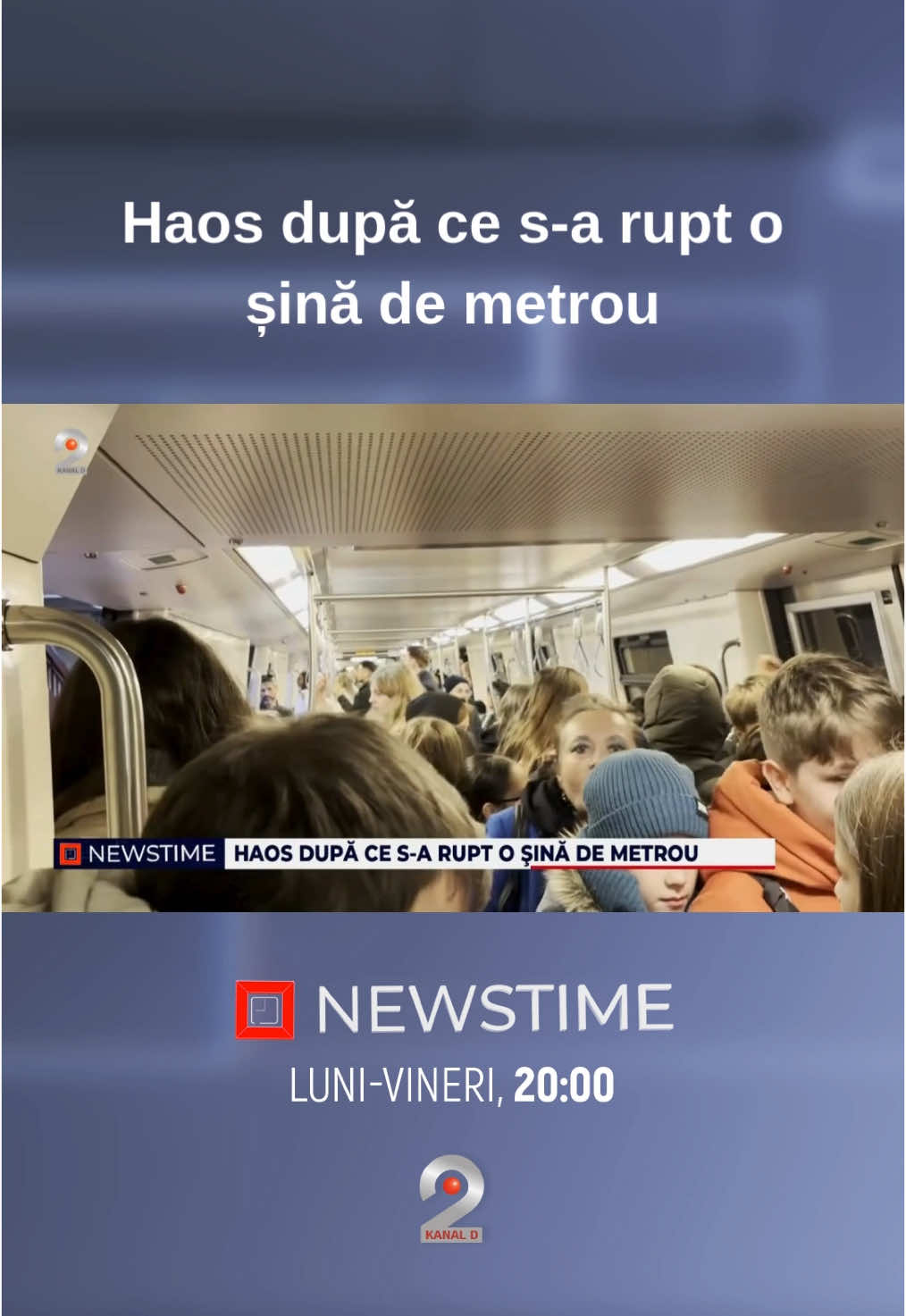 A fost haos total luni, în București, după ce o șină de metrou s-a rupt. ▪️Mii de călători au fost plimbați pe rute diferite, timp de 5 ore. ▪️În urma incidentului, mai multe metrouri vor avea nevoie de reparații. #newstime #kanald2 #metrou #haos #aglomeratie #incident #reparatii #bucuresti 