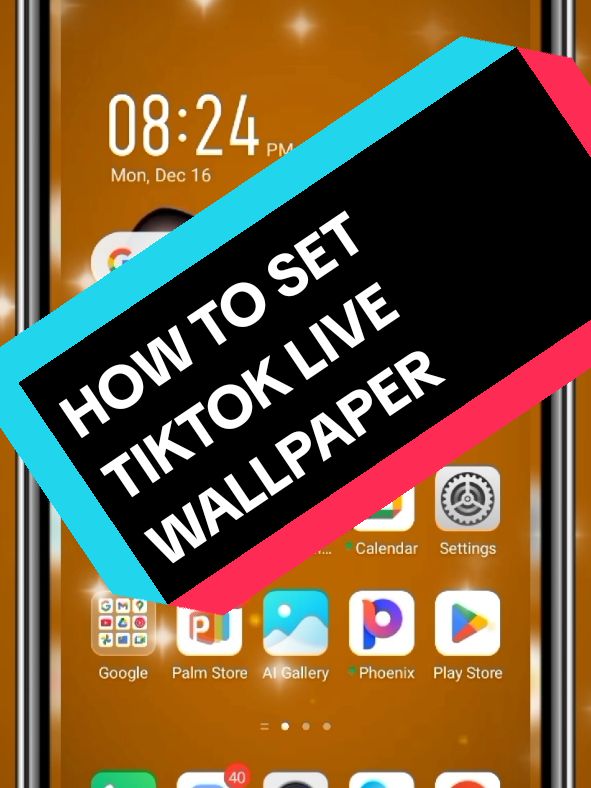 HOW TO SET TIKTOK LIVE WALLPAPER @Reon Tech256 AND @PROFESSOR TK 😎👌 #CapCut #tiktok please free my account @user71990746516 @TikTok  #trend #everyone #foryou #newtiktokersupporters #free #data #vpn #kadamasaudia🇸🇦 @every tiktoker ever #evryone @Trend #trend on #foryou 