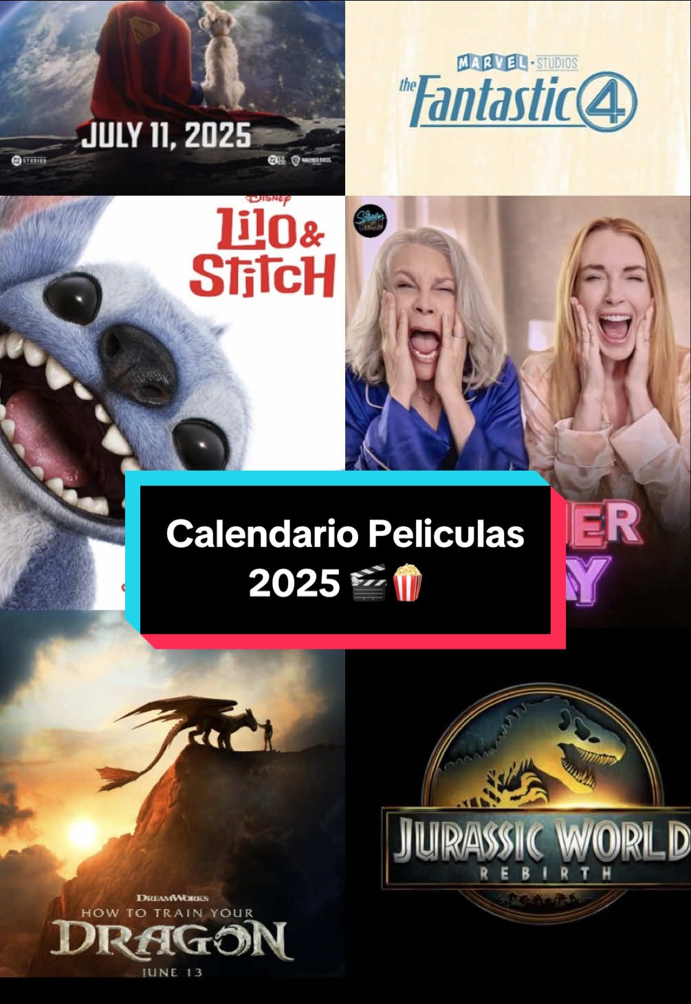 Calendario de Películas 2025 🎬🍿 #peliculas2025 #estrenos2025 #cine2025 #peliculas 