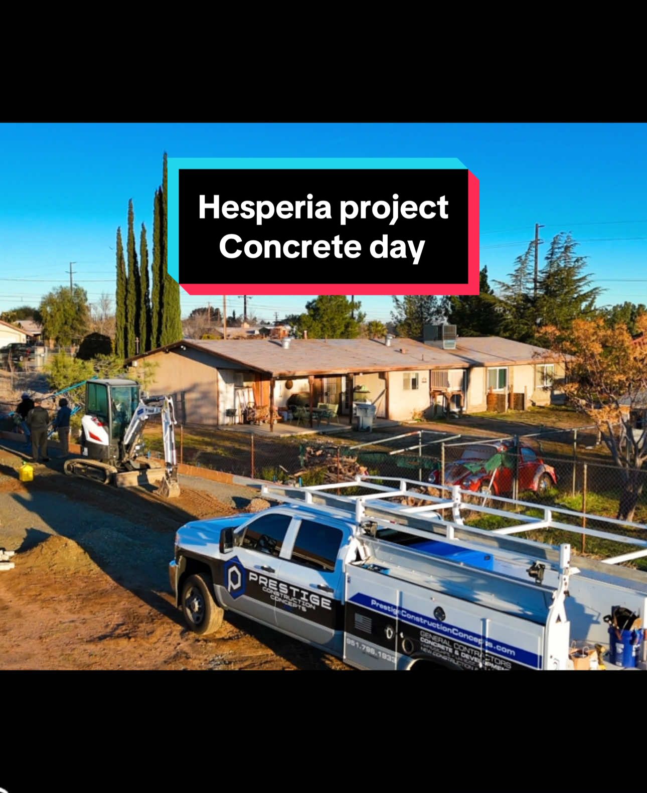 Hesperia project. Concrete day! #construction #hardworkers #project #temecula #concrete #customhome #spanishstyle #builder #progress #framing #concretelife #finisherosperros @Mireya✨ @Esme😋 @Prestige Construction Concepts @user5100664178006 @whichostupidass @Johanmolina0115 