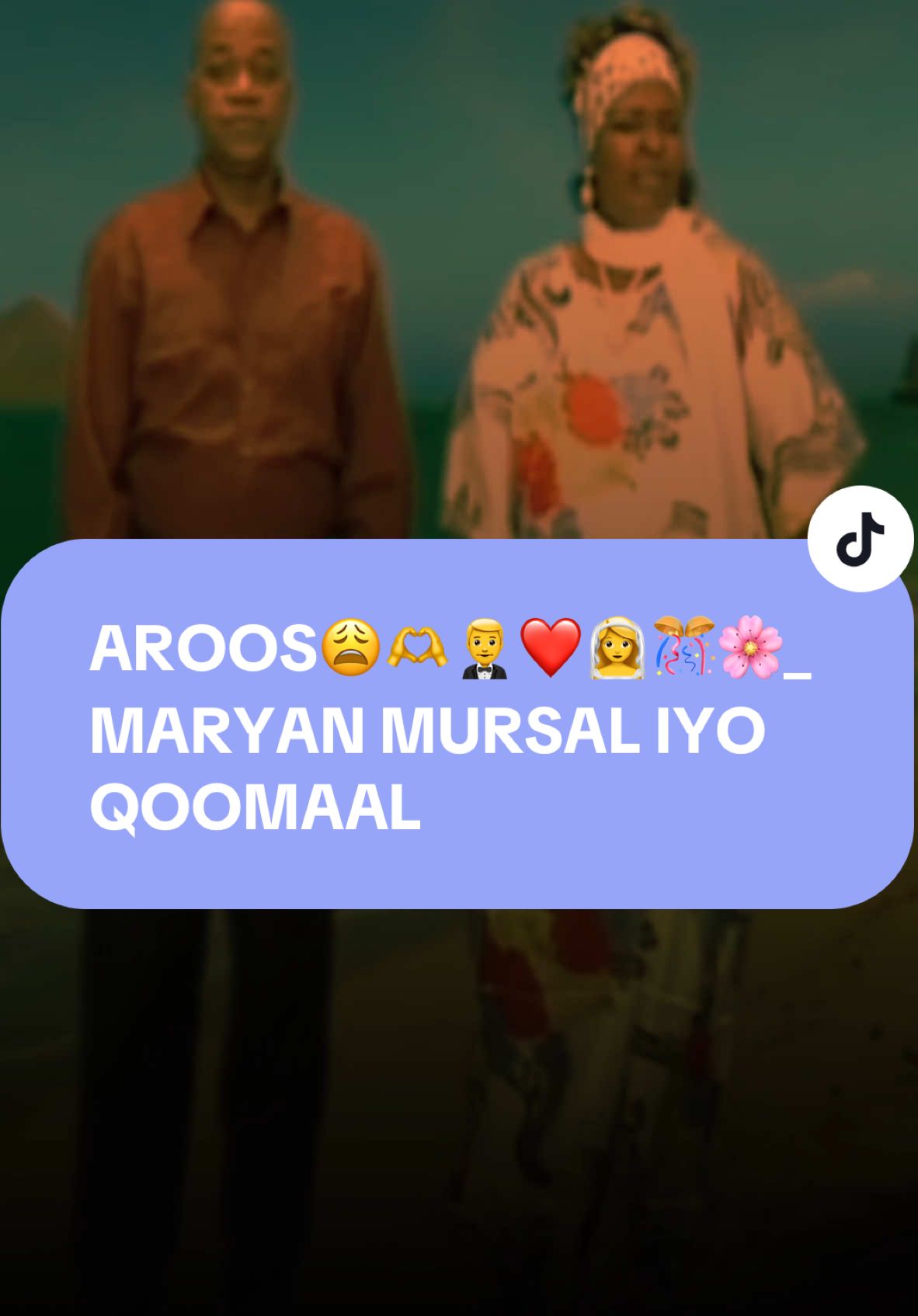 Arooskaaga Gormaa Waaye😩🤵‍♂️❤️👰‍♀️💍🎊🌸?#al_kanta🇸🇴 #somalitiktok #aroos #hambalyo #foryoupagе #maryanmursal #qoomaal #fyp #weddings #somalilyrics 